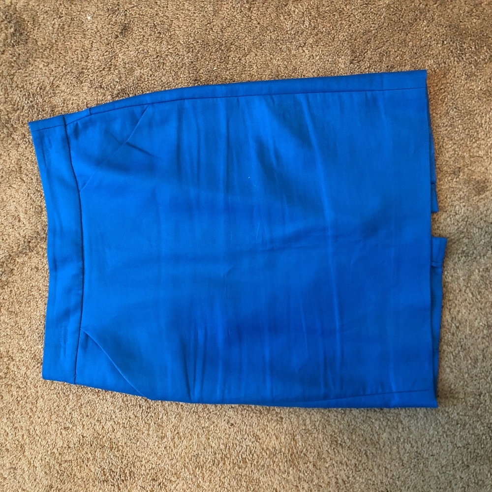 Cornflower Blue J Crew Pencil Skirt